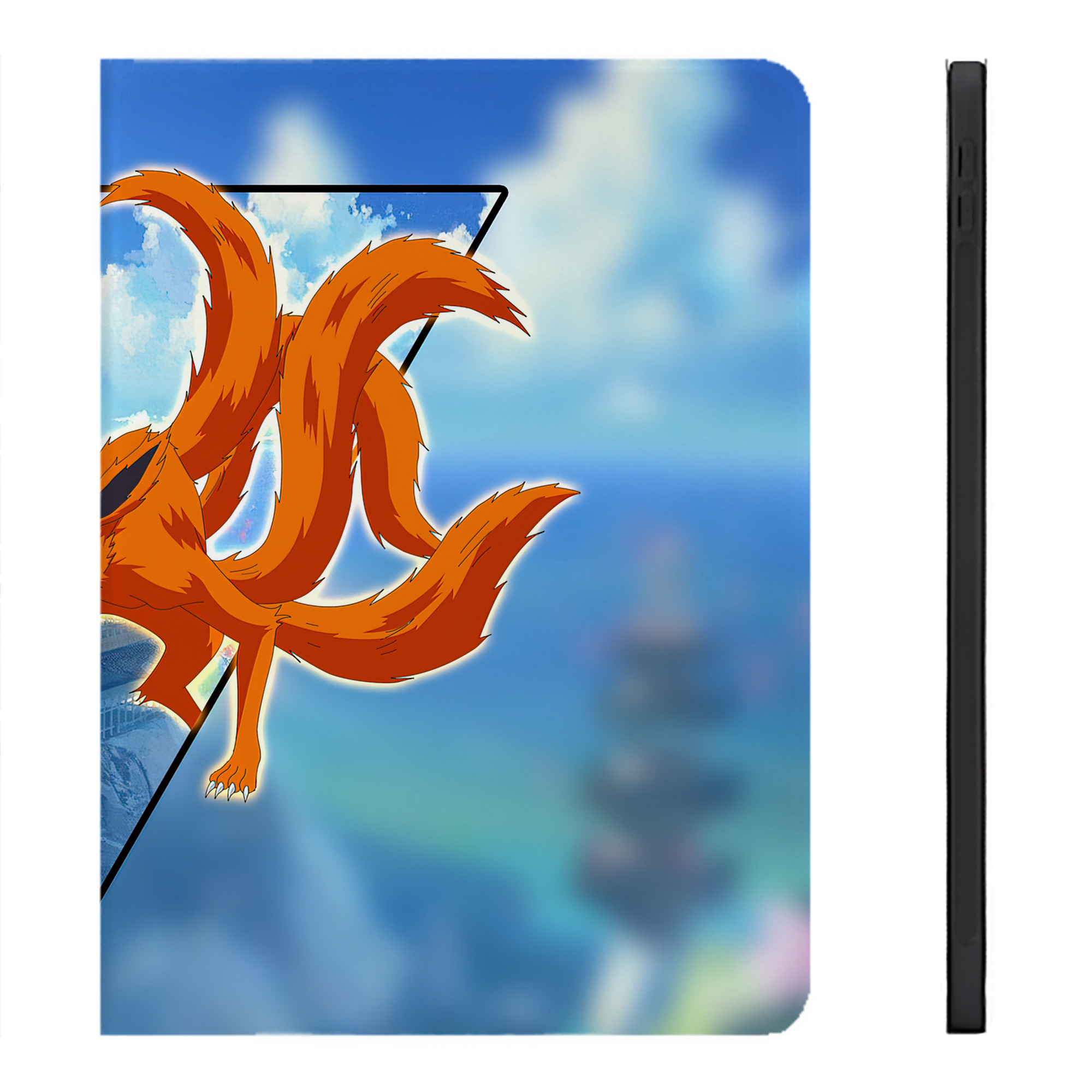 （画像用） NARUTO -ナルト- NARUTO -ナルト- 疾風伝 IPadケース ペンホルダー付き ブックスタイルデザイン